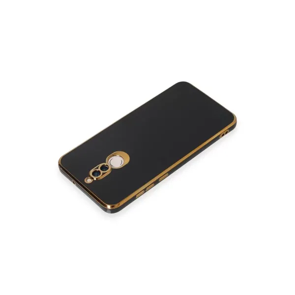 Huawei Mate 10 Lite Kılıf Volet Silikon - Siyah