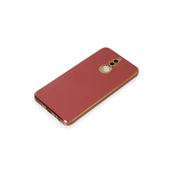 Huawei Mate 10 Lite Kılıf Volet Silikon - Kırmızı