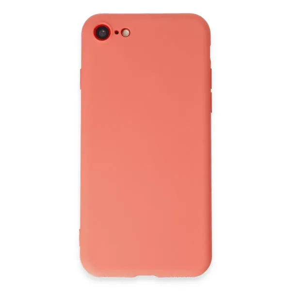 Apple İphone 7 Kılıf First Silikon - Turuncu