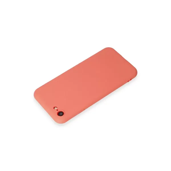 Apple İphone 7 Kılıf First Silikon - Turuncu