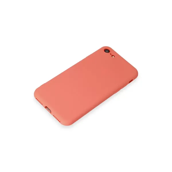 Apple İphone 7 Kılıf First Silikon - Turuncu