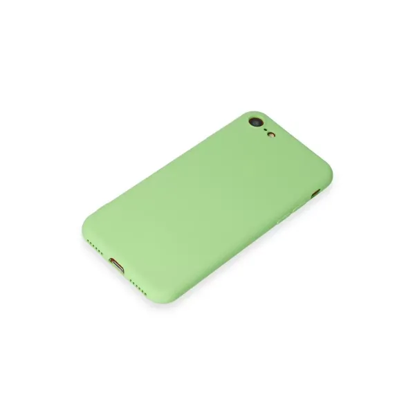 Apple İphone 7 Kılıf First Silikon - Açık Yeşil