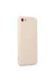 Apple İphone 7 Kılıf First Silikon - Krem