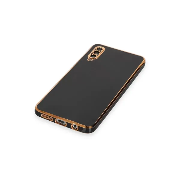 Samsung Galaxy A50 Kılıf Volet Silikon - Siyah