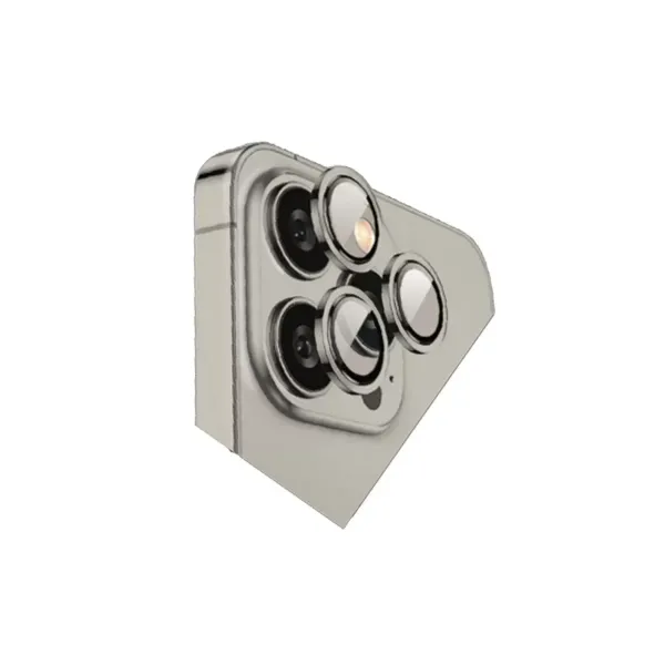 Apple İphone 15 Pro Max Bilvis Titan Kamera Lens - Titan Gri