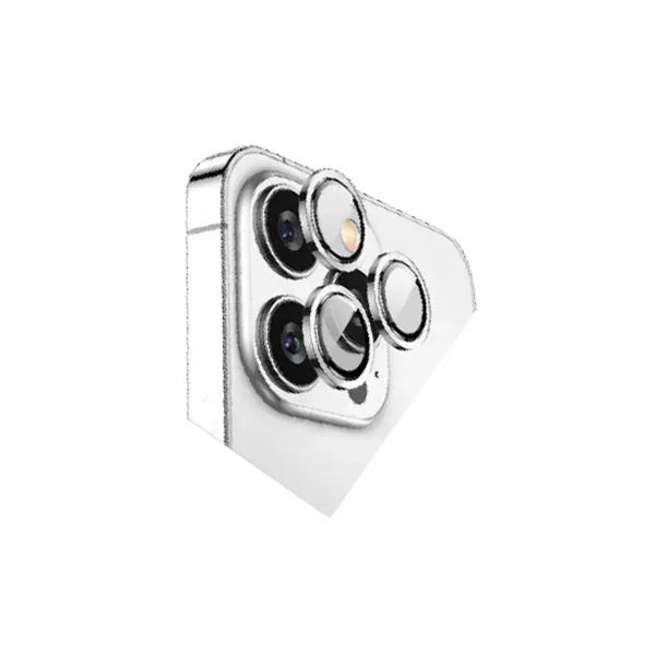 Apple İphone 15 Pro Max Bilvis Titan Kamera Lens - Gümüş