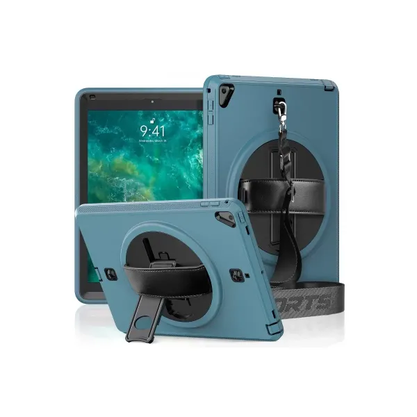 Apple İpad 5 Air 9.7 Kılıf Strap-c Otterbox Tablet Kapak - Mavi