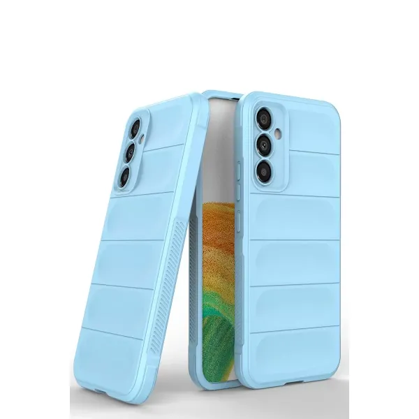 Samsung Galaxy M34 5g Kılıf Optimum Silikon - Sky Blue