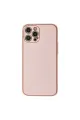 Apple İphone 12 Pro Kılıf Coco Karbon Silikon - Pembe