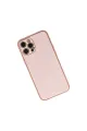 Apple İphone 12 Pro Kılıf Coco Karbon Silikon - Pembe
