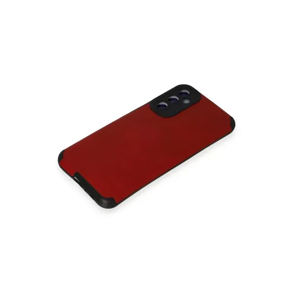 Samsung Galaxy M34 5g Kılıf Loop Deri Silikon - Kırmızı