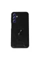 Samsung Galaxy M34 5g Kılıf Pars Lens Yüzüklü Silikon - Siyah