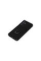 Samsung Galaxy M34 5g Kılıf Pars Lens Yüzüklü Silikon - Siyah