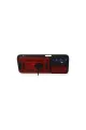 Samsung Galaxy M34 5g Kılıf Pars Lens Yüzüklü Silikon - Kırmızı