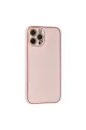 Apple İphone 12 Pro Max Kılıf Coco Karbon Silikon - Pembe