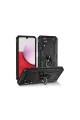 Samsung Galaxy A04s Kılıf Sofya Yüzüklü Silikon Kapak - Siyah