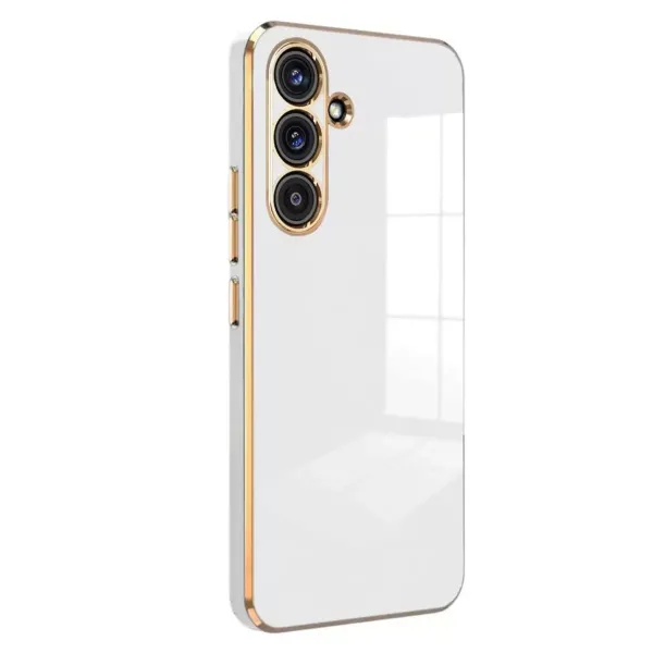 Samsung Galaxy M34 5g Kılıf Volet Silikon - Beyaz