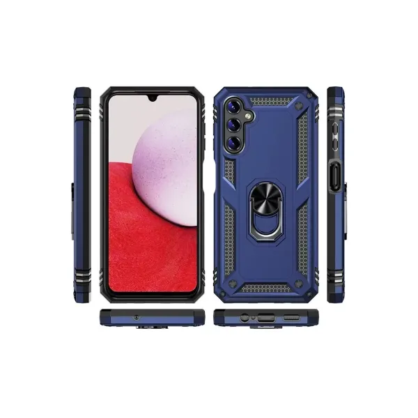 Samsung Galaxy A04s Kılıf Sofya Yüzüklü Silikon Kapak - Yeşil