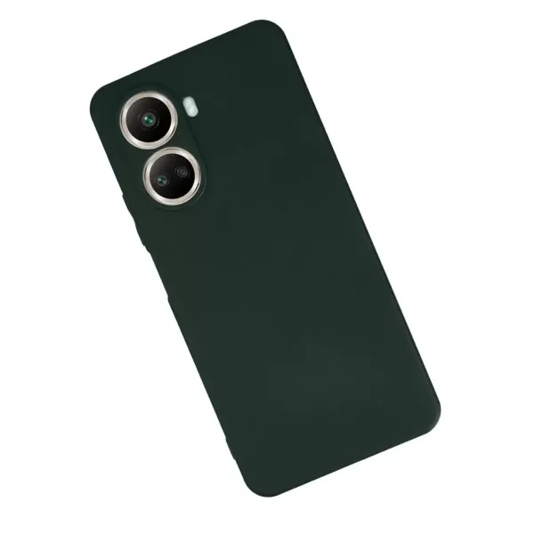 Huawei Nova 10 Se Kılıf First Silikon - Koyu Yeşil