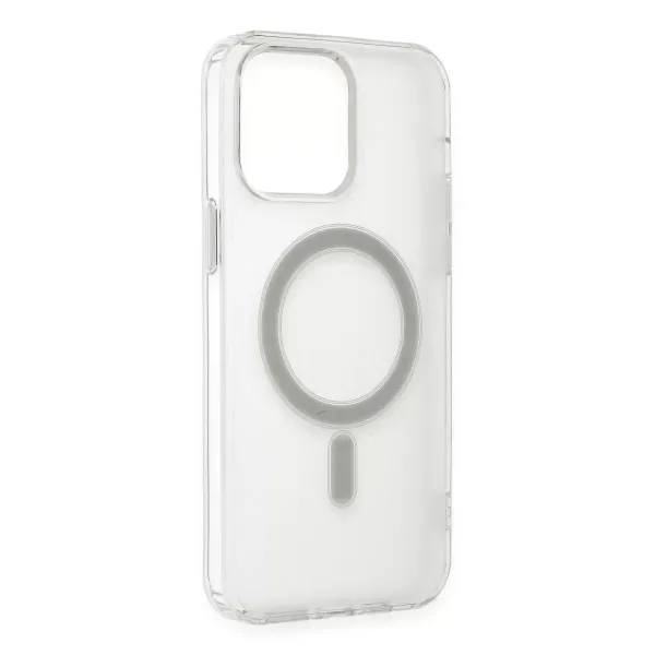 Apple İphone 14 Pro Max Kılıf Matte Şeffaf Magneticsafe - Şeffaf