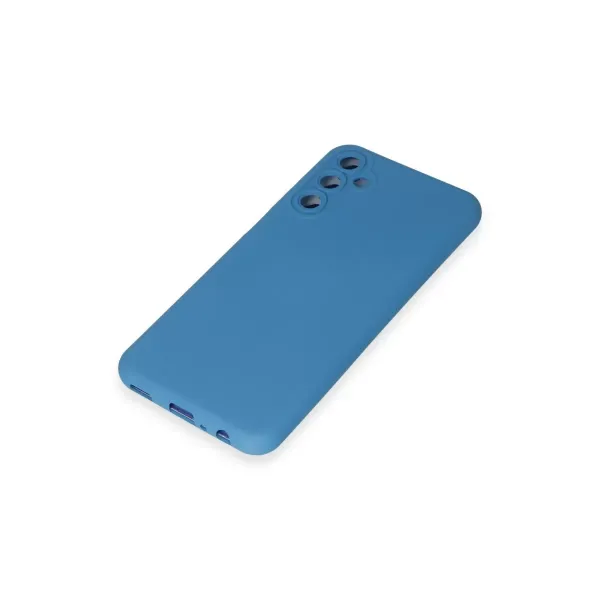Samsung Galaxy M34 5g Kılıf Nano İçi Kadife Silikon - Mavi
