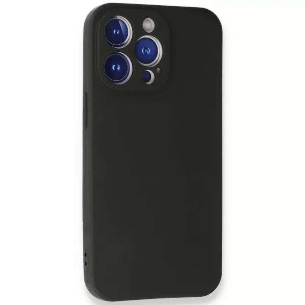 Apple İphone 13 Pro Kılıf First Silikon - Siyah