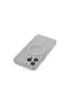 Apple İphone 13 Pro Max Kılıf Matte Şeffaf Magneticsafe - Şeffaf