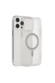 Apple İphone 13 Pro Max Kılıf Matte Şeffaf Magneticsafe - Şeffaf