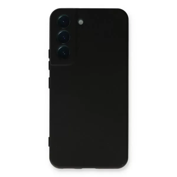 Samsung Galaxy S23 Kılıf Nano İçi Kadife Silikon - Siyah
