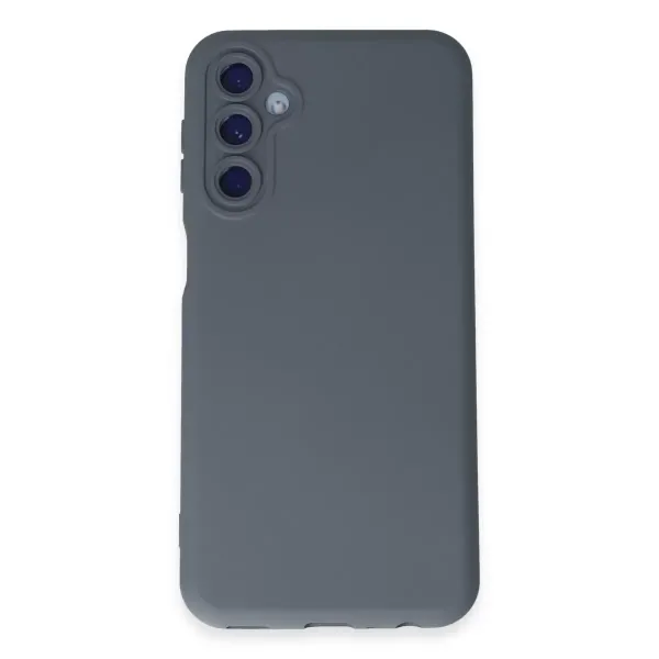 Samsung Galaxy M34 5g Kılıf Nano İçi Kadife Silikon - Gri
