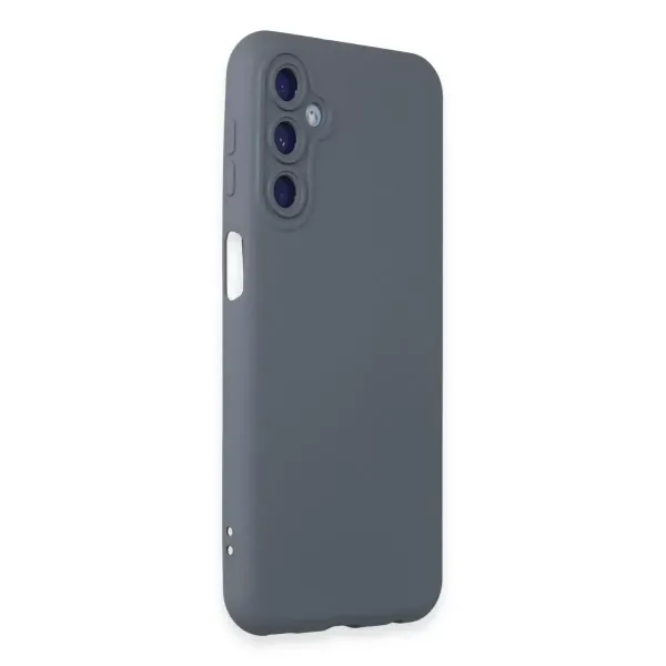 Samsung Galaxy M34 5g Kılıf Nano İçi Kadife Silikon - Gri