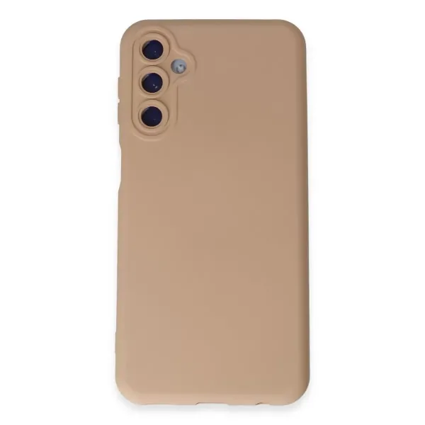 Samsung Galaxy M34 5g Kılıf Nano İçi Kadife Silikon - Pudra