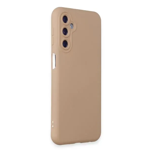Samsung Galaxy M14 5g Kılıf Nano İçi Kadife Silikon - Pudra