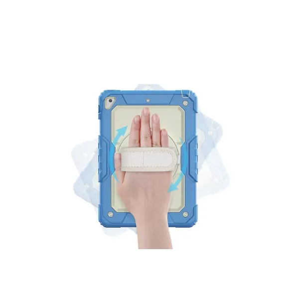 Apple İpad 5 Air 9.7 Kılıf Strap New Tablet Kapak - Mavi