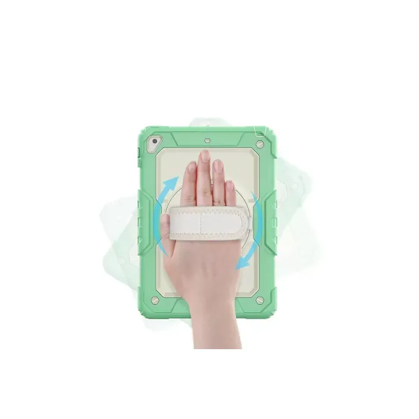 Apple İpad 5 Air 9.7 Kılıf Strap New Tablet Kapak - Yeşil