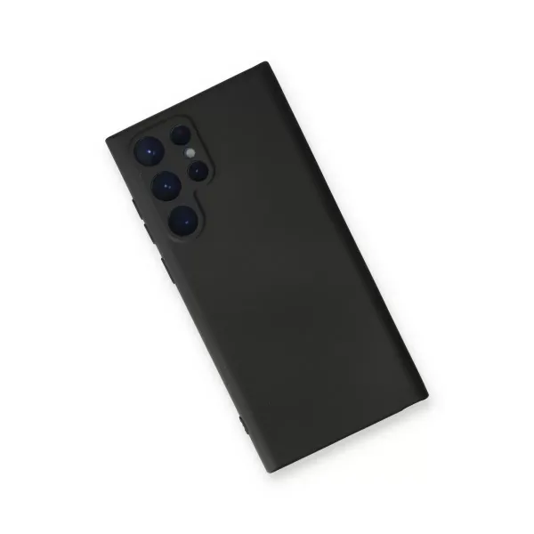 Samsung Galaxy S23 Ultra Kılıf Nano İçi Kadife Silikon - Siyah