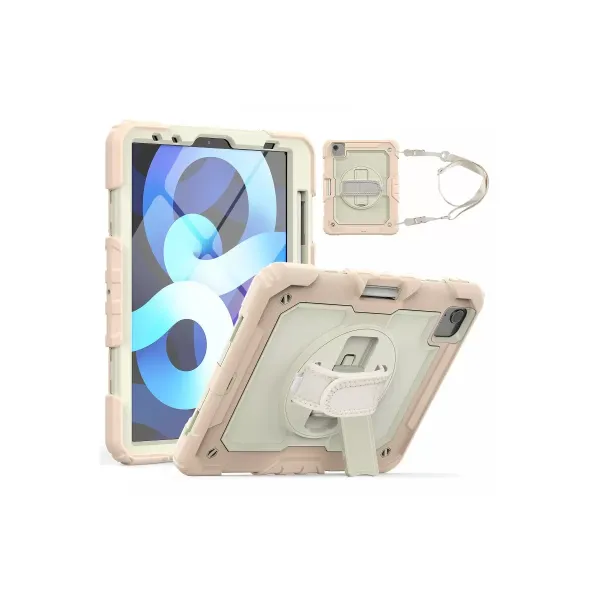 Apple İpad Pro 11 (2020) Kılıf Strap New Tablet Kapak - Pembe