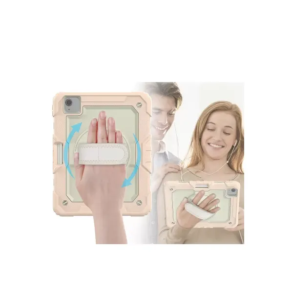 Apple İpad Pro 11 (2020) Kılıf Strap New Tablet Kapak - Pembe