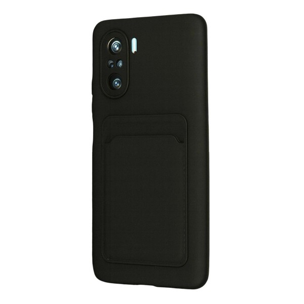 Xiaomi Mi 11i Kılıf Kelvin Kartvizitli Silikon - Siyah