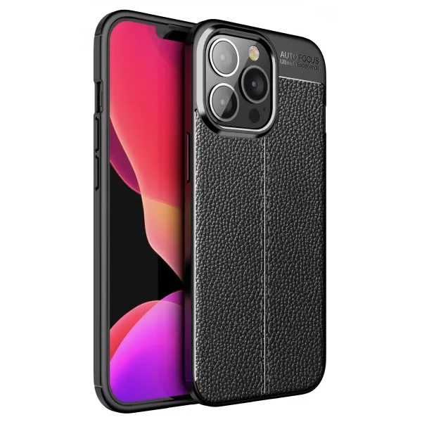 Apple İphone 13 Pro Kılıf Auto Focus Kapak - Siyah