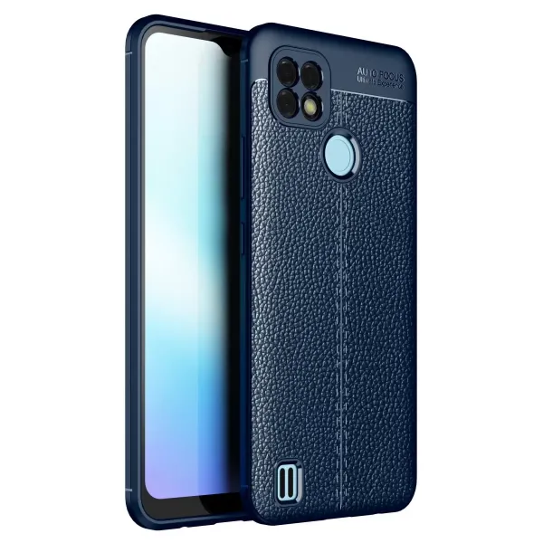 Realme C25 Kılıf Auto Focus Kapak - Lacivert