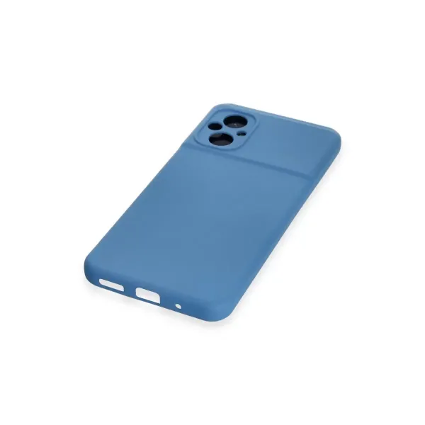 Xiaomi Poco M5 Kılıf Nano İçi Kadife Silikon - Mavi