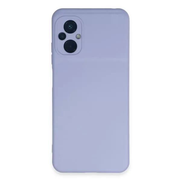 Xiaomi Poco M5 Kılıf Nano İçi Kadife Silikon - Lila