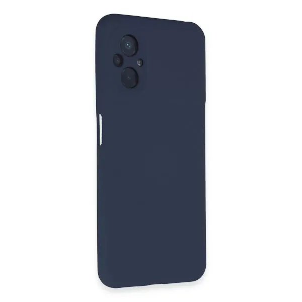 Xiaomi Poco M5 Kılıf Nano İçi Kadife Silikon - Lacivert