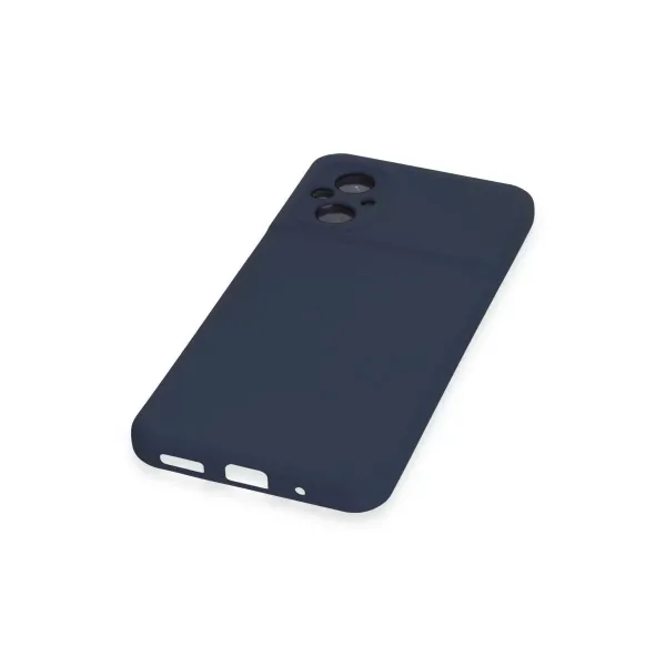 Xiaomi Poco M5 Kılıf Nano İçi Kadife Silikon - Lacivert