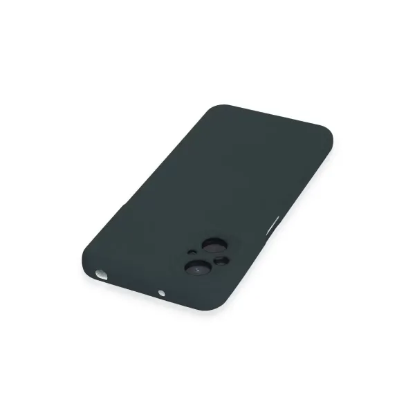 Xiaomi Poco M5 Kılıf Nano İçi Kadife Silikon - Koyu Yeşil