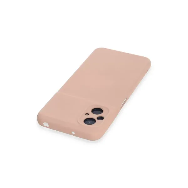 Xiaomi Poco M5 Kılıf Nano İçi Kadife Silikon - Pudra