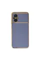 Xiaomi Poco M5 Kılıf Volet Silikon - Mavi