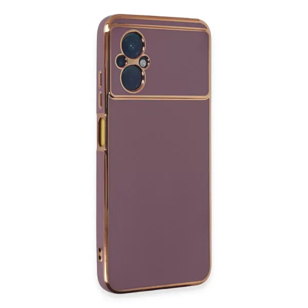 Xiaomi Poco M5 Kılıf Volet Silikon - Mor
