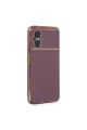 Xiaomi Poco M5 Kılıf Volet Silikon - Mor